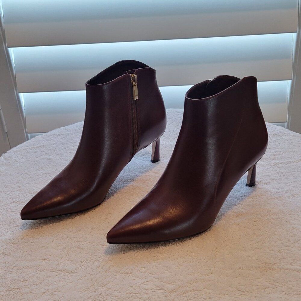 27 Edit Naturalizer Felix Pointed Toe Bootie Cappuccino 6.5M